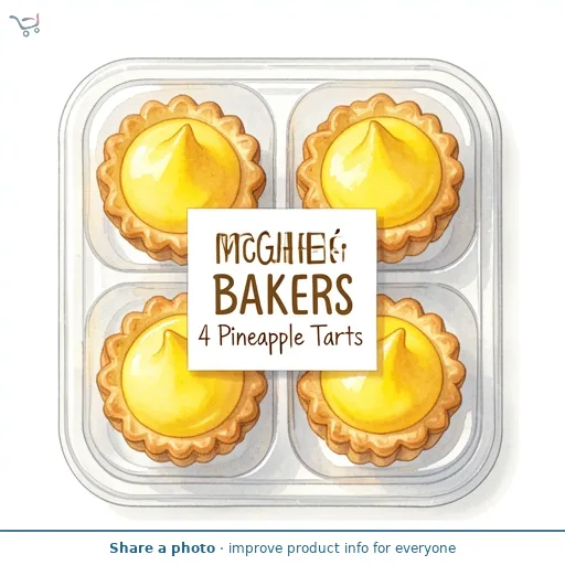 McGhee's Family Bakers 4 Pineapple Tarts