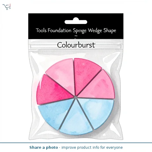 Colourburst Tools Foundation Sponge Wedge Shape