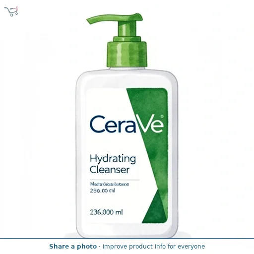CeraVe Hydrating Cleanser with Hyaluronic Acid for Normal to Dry Skin 236ml