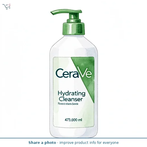 CeraVe Hydrating Cleanser with Hyaluronic Acid for Normal to Dry Skin 473ml