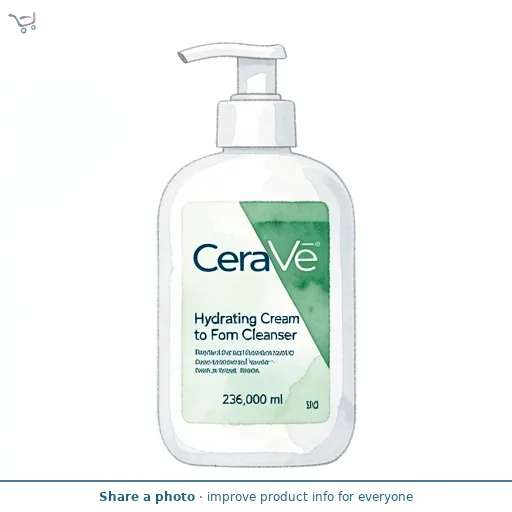 CeraVe Hydrating Cream-to-Foam Cleanser 236 ml