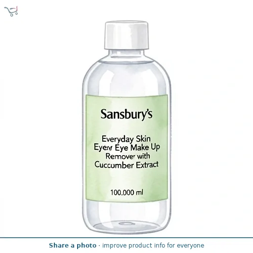 Sainsbury's Everyday Skin Eye Make Up Remover with Cucumber Extract 100ml
