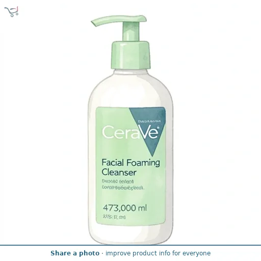 CeraVe Foaming Cleanser with Niacinamide for Normal to Oily Skin 473ml