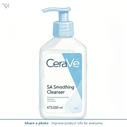 CeraVe SA Smoothing Cleanser with Salicylic Acid for Dry, Rough & Bumpy Skin 473ml