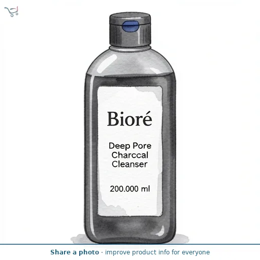 Bioré Deep Pore Charcoal Cleanser 200ml
