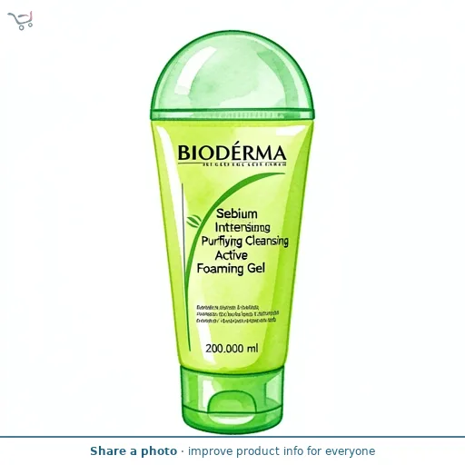 Bioderma Sebium Intense Purifying Cleansing Active Foaming Gel 200ml