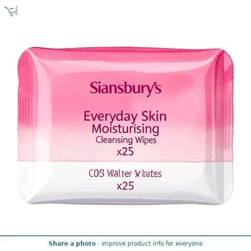 Sainsbury's Everyday Skin Moisturising Cleansing Wipes x25