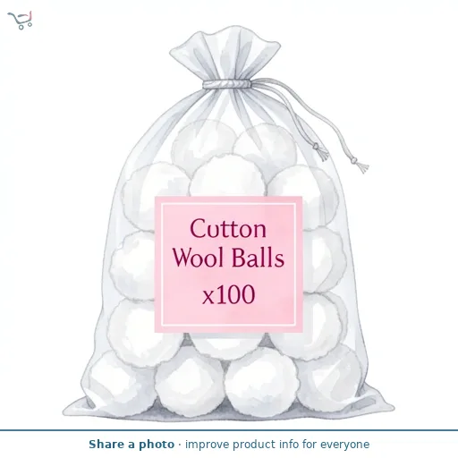 Sainsbury's Cotton Wool Balls x100