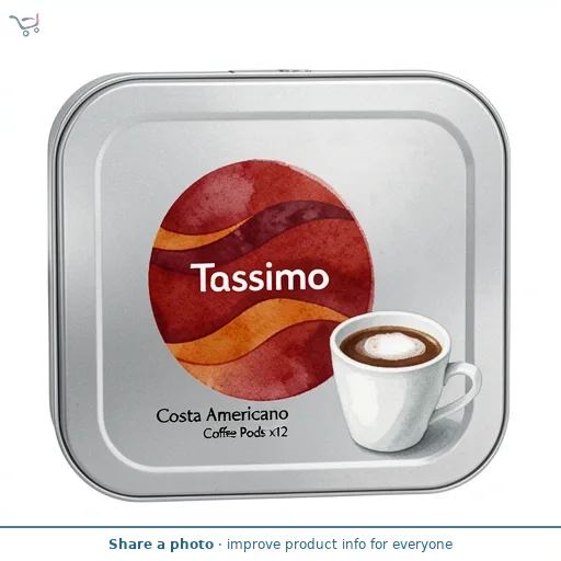 Tassimo Costa Americano Coffee Pods x12
