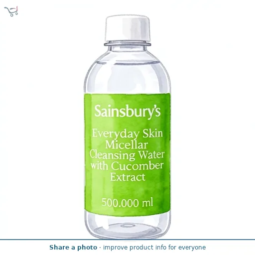Sainsbury's Everyday Skin Micellar Cleansing Water with Cucumber Extract 500ml