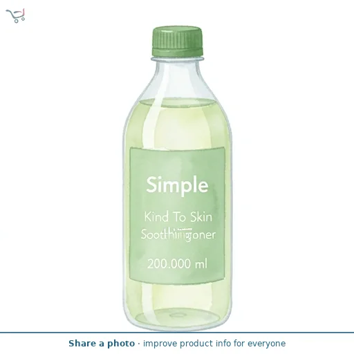Simple Kind To Skin Soothing Face Toner 200ml