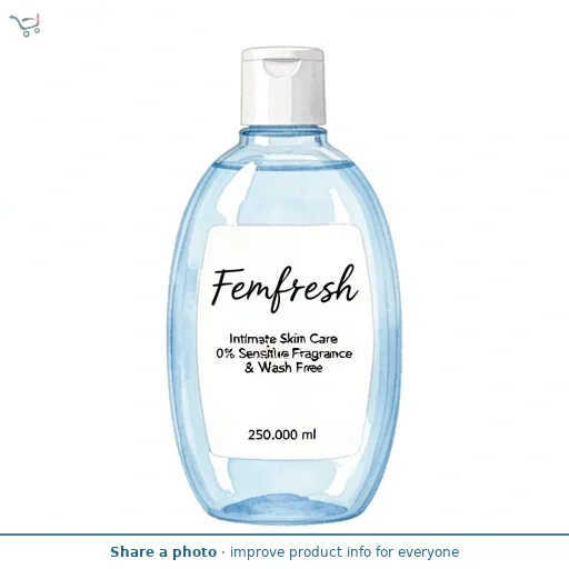 Femfresh Intimate Skin Care 0% Sensitive Fragrance & Wash Free 250ml