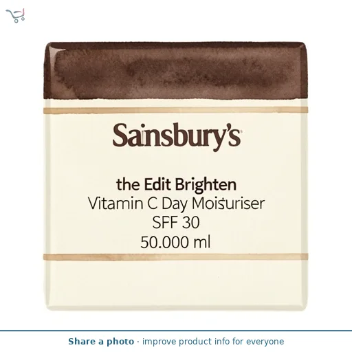 Sainsbury's the Edit Brighten Vitamin C Day Moisturiser SPF 30 50ml