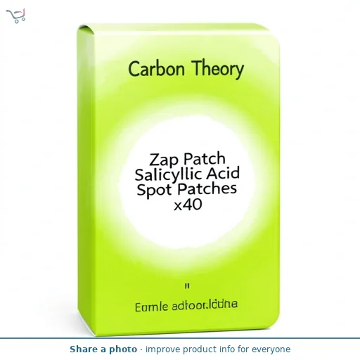 Carbon Theory Zap Patch Salicylic Acid Spot Patches x40