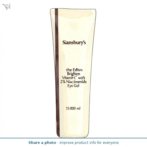 Sainsbury's the Edit Brighten Vitamin C with 2% Niacinamide Eye Gel 15ml