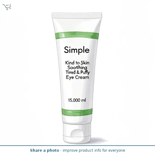 Simple Kind to Skin Soothing Tired & Puffy Eye Cream 15ml