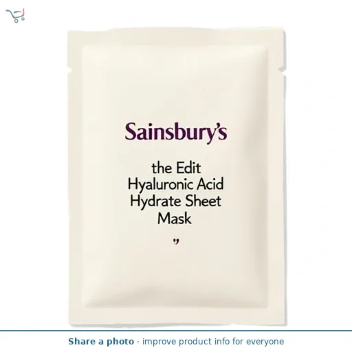 Sainsbury's the Edit Hyaluronic Acid Hydrate Sheet Mask