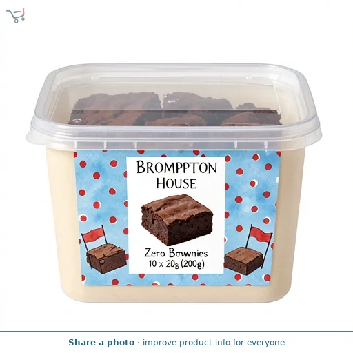Brompton House Zero Brownies 10 x 20g (200g)