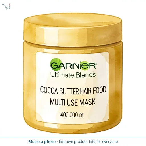 Garnier Ultimate Blends Cocoa Butter Hair Food Multi Use Mask 400ml