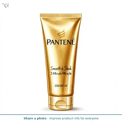 Pantene Smooth & Sleek 3 Minute Miracle 220ml