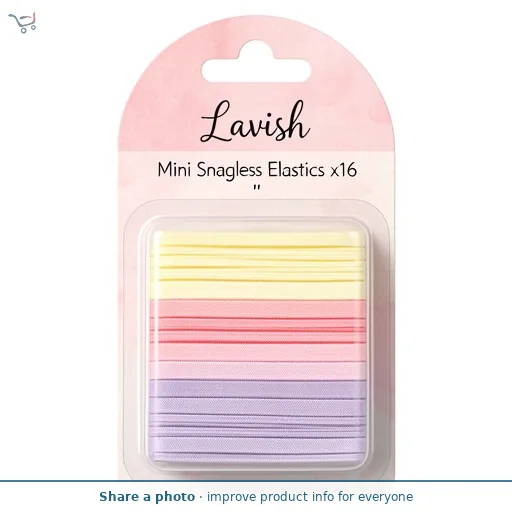 Lavish Mini Snagless Elastics x16
