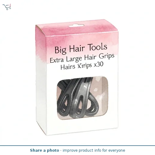 Big Hair Tools Extra Large Hair Grips x30