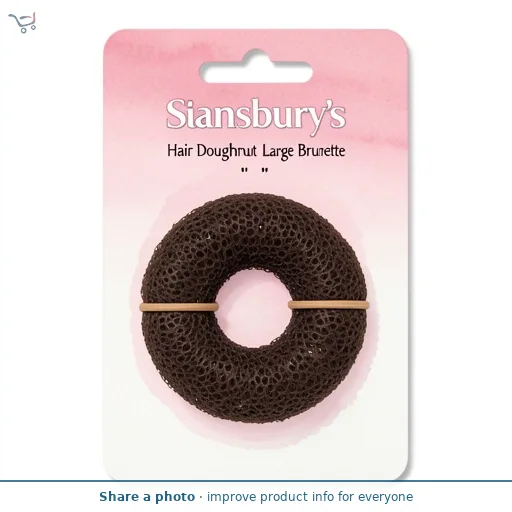 Sainsbury's Hair Doughnut Large Brunette