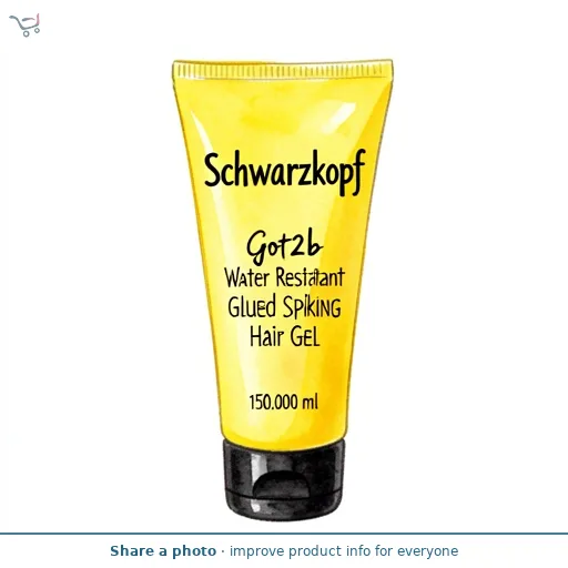 Got2b 150ml Water Resistant Glued Spiking Hair Gel