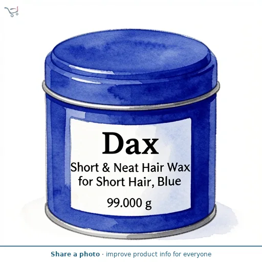 Dax Short & Neat Hair Wax for Short Hair, Blue 99g