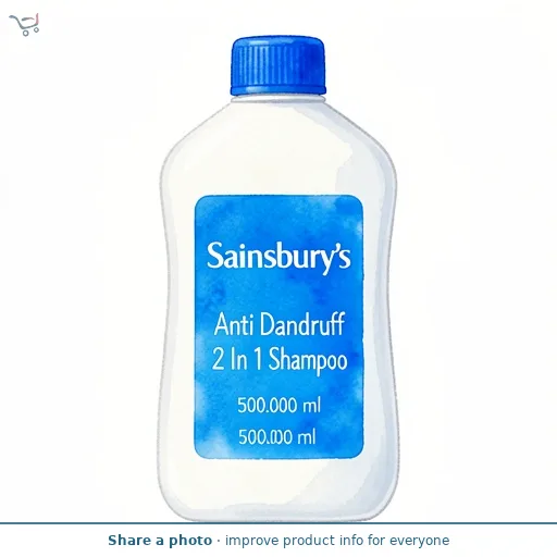 Sainsbury's Anti Dandruff 2 In 1 Shampoo 500ml