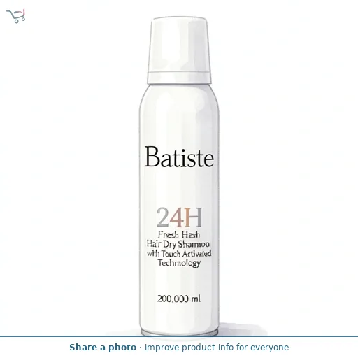 Batiste 24H Fresh Hair Dry Shampoo with Touch Activated Technology 200ml