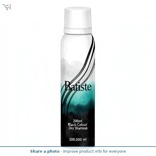 Batiste 200ml Black Colour Dry Shampoo