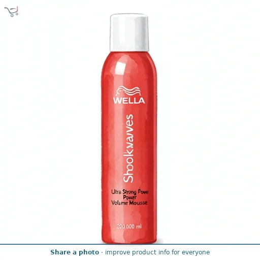 Wella Shockwaves Ultra Strong Power Volume Mousse 200ml