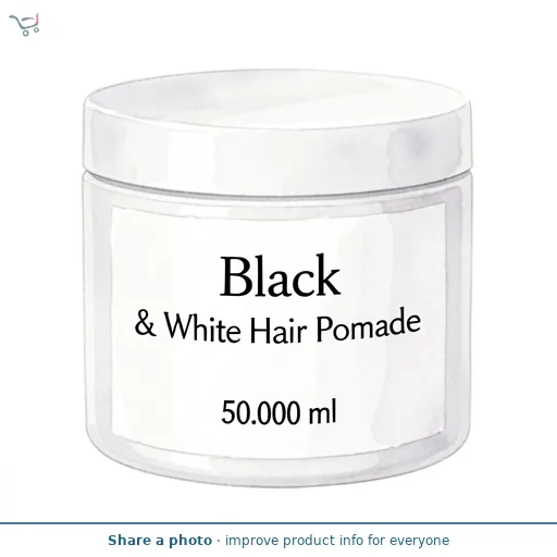 Black & White Hair Pomade 50ml