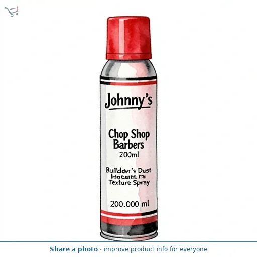 Johnny's Chop Shop Barbers 200ml Builder's Dust Instant Texture Spray