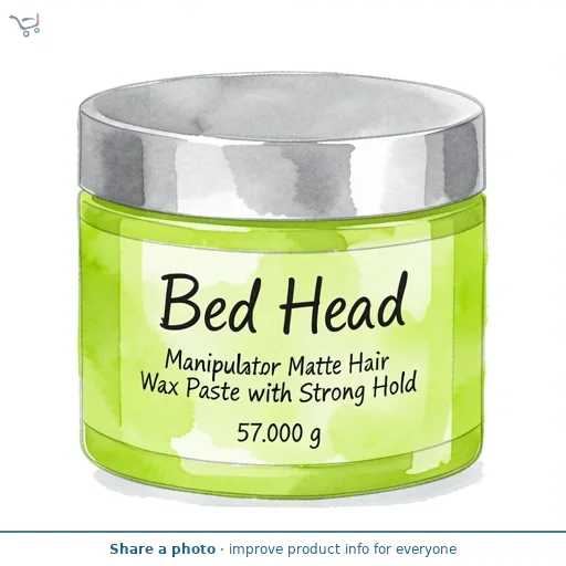 Bed Head Manipulator Matte Hair Wax Paste with Strong Hold 57g
