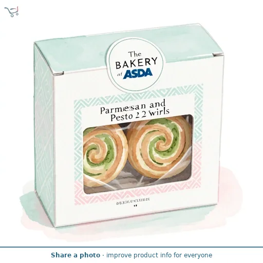 The BAKERY at ASDA Parmesan and Pesto 2 Swirls