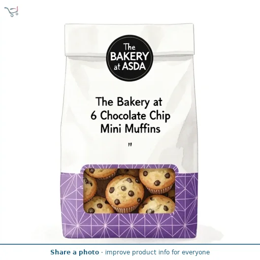 The BAKERY at ASDA The Bakery at  6 Chocolate Chip Mini Muffins