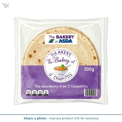 The BAKERY at ASDA The Bakery at  2 Chapattis 200g