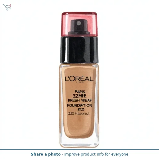 L'Oréal Paris Infallible 32hr Fresh Wear Foundation 330 Hazelnut