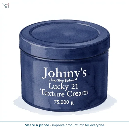Johnny's Chop Shop Barbers Lucky 21 Texture Cream 75g