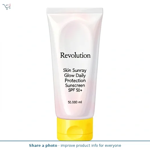 Revolution Skin Sunray Glow Daily Protection Sunscreen SPF 50+ 50ml