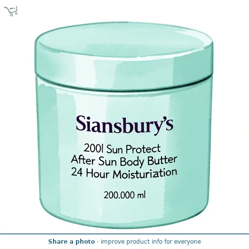 Sainsbury's 200ml Sun Protect After Sun Body Butter 24 Hour Moisturisation