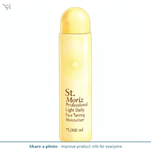 St. Moriz Professional Light Daily Face Tanning Moisturiser 75ml