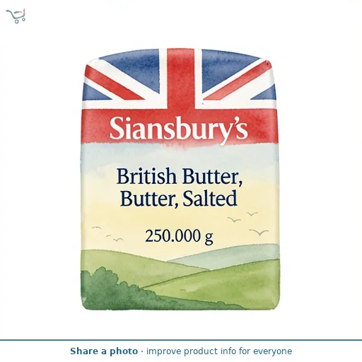 Sainsbury's British Butter, Salted 250g