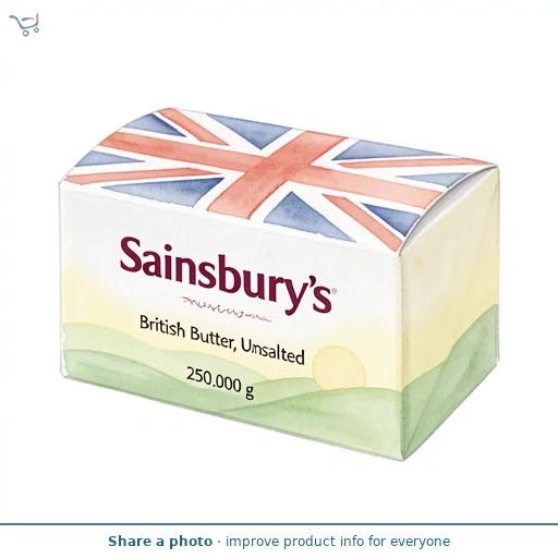 Sainsbury's British Butter, Unsalted 250g