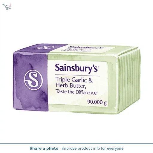 Sainsbury's Triple Garlic & Herb Butter, Taste the Difference 90g