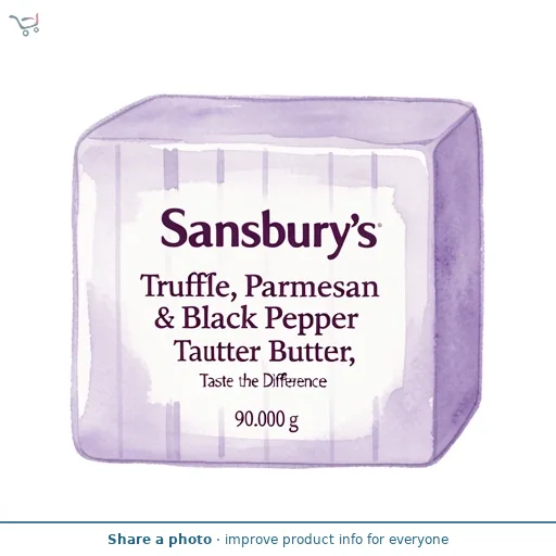 Sainsbury's Truffle, Parmesan & Black Pepper Butter, Taste the Difference 90g