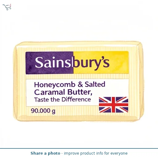 Sainsbury's Honeycomb & Salted Caramel Butter, Taste the Difference 90g