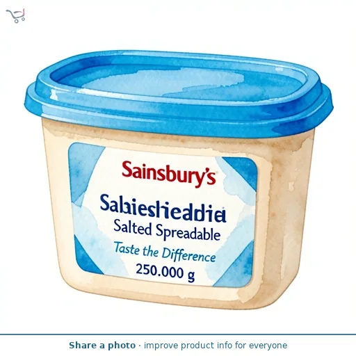 Sainsbury's Salted Spreadable, Taste the Difference 250g